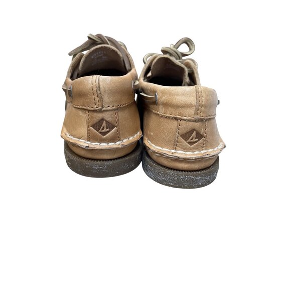 Sperry Mens Tan Leather Boat loafers Shoes Size 7.5M SKU 9252 - Picture 12 of 16